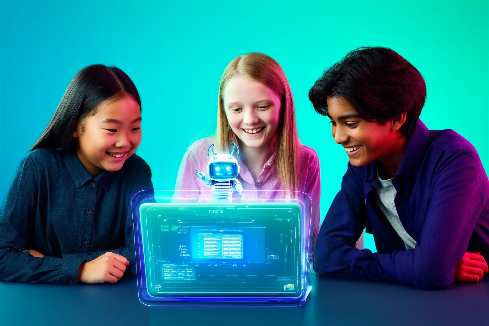 Students creating with AI